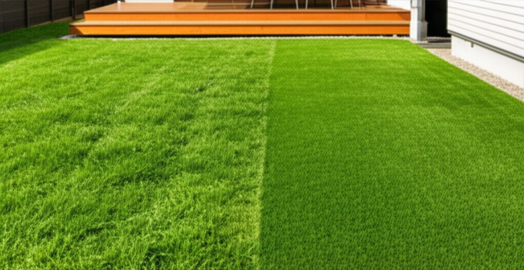 「お庭に芝生、憧れるけど…」人工芝と天然芝、岡山のご家庭に合うのはどっち？