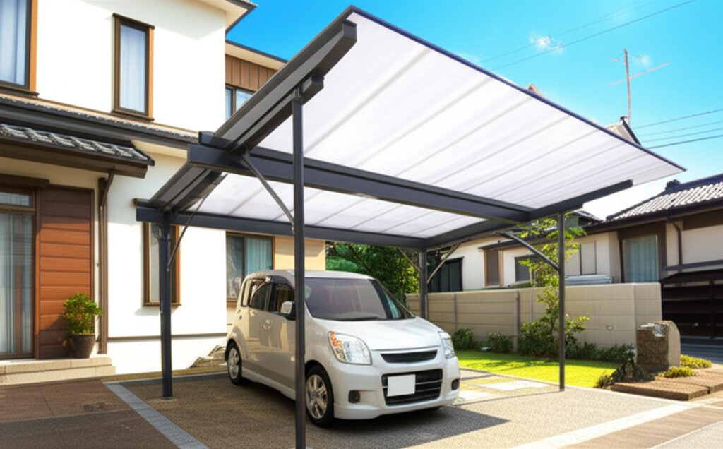 【岡山県民は必見】気候に合わせた最適なカーポート屋根材の選び方