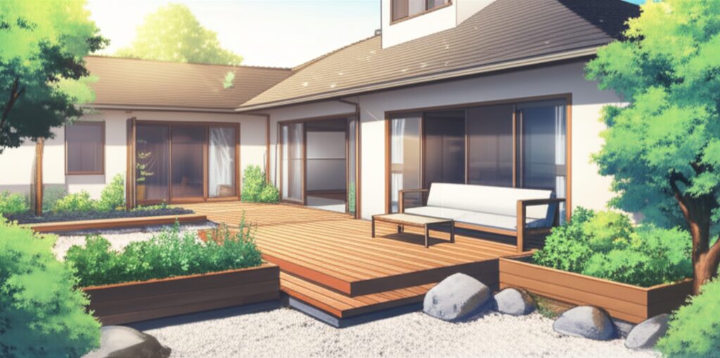 岡山での施工事例紹介「我が家の庭が、こんなに快適になりました」