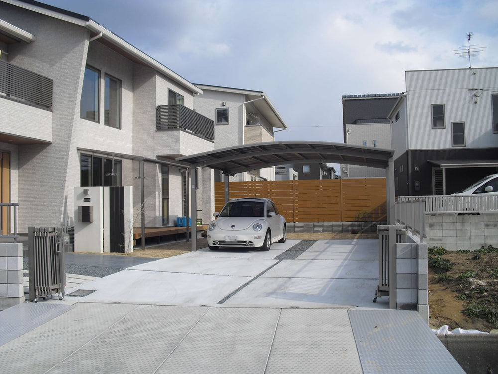 I様邸 カーポート・目隠しフェンス - 画像2